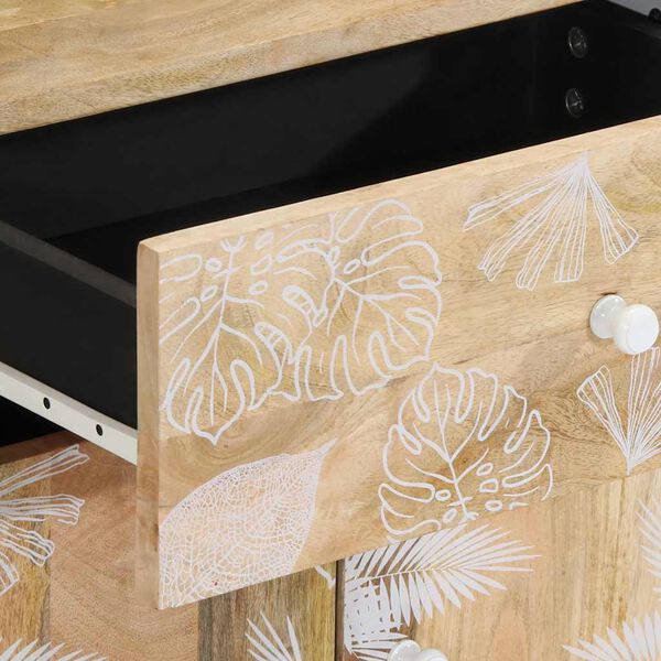 vidaXL Κομοδίνο 50 x 33 x 60 εκ. από Μασίφ Ξύλο Μάνγκο