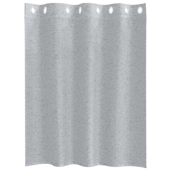 vidaXL Κουρτίνες 2 pcs Σκούρο γκρι 140 x 140 εκ. Πολυεστέρας