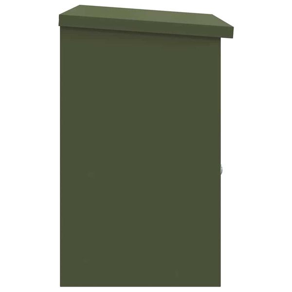 vidaXL Θυρίδα Πακέτων Λαδί 44 x 35 x 59 εκατοστά Ατσάλι