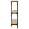 vidaXL Τραπέζι Κονσόλα Sonoma Δρυς 100x22,5x75 εκ. Επεξεργασμένο Ξύλο
