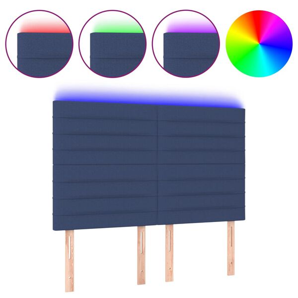 vidaXL &Kappa;&epsilon;&phi;&alpha;&lambda;ά&rho;&iota; &Kappa;&rho;&epsilon;&beta;&alpha;&tau;&iota;&omicron;ύ LED &Mu;&pi;&lambda;&epsilon; 144x5x118/128 &epsilon;&kappa;. &Upsilon;&phi;&alpha;&sigma;&mu;ά&tau;&iota;&nu;&omicron;