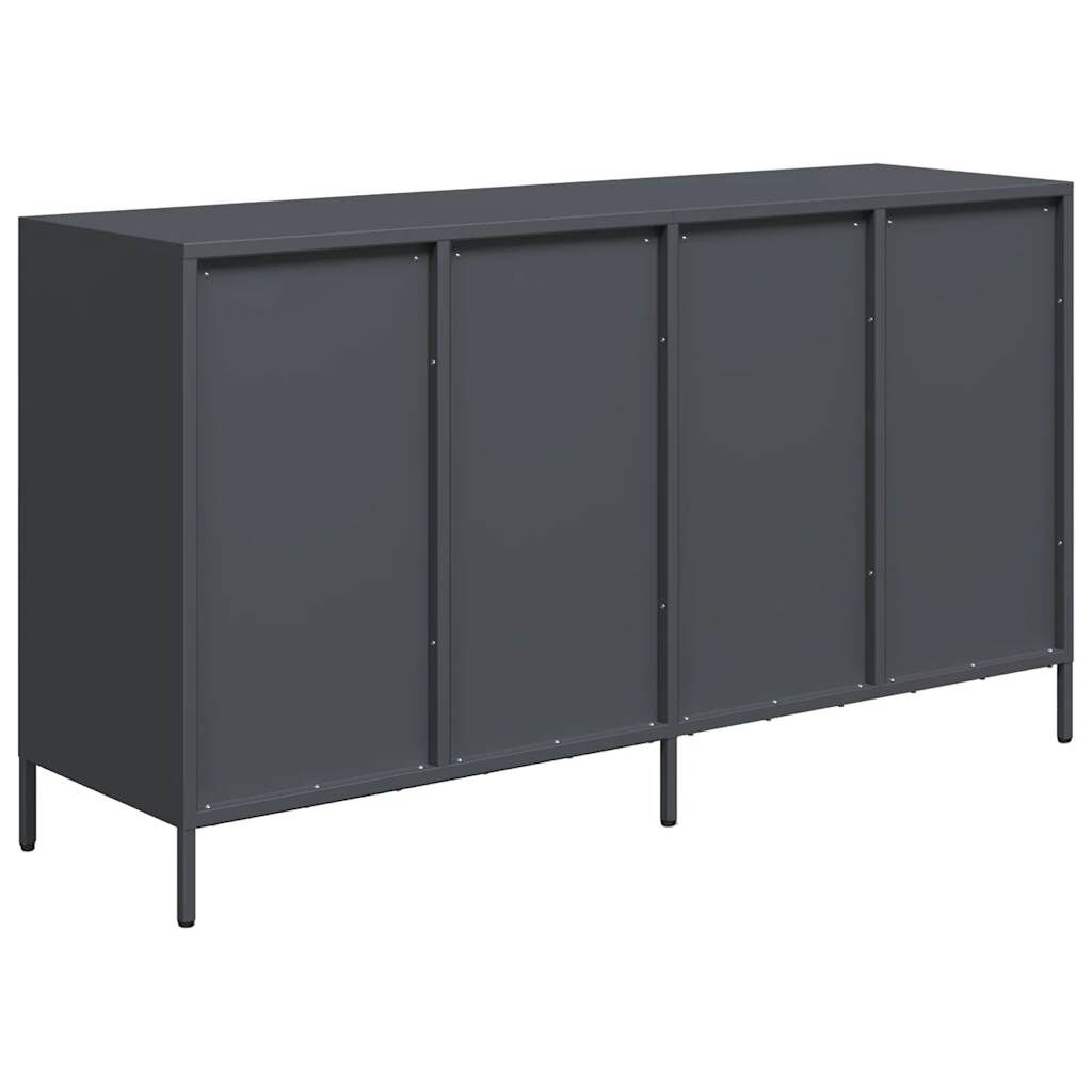 vidaXL Ντουλάπι Ανθρακί 135x39x73,5 εκ. από Χάλυβα Ψυχρής Έλασης