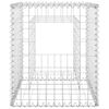 vidaXL Συρματοκιβώτια Στύλοι 2 τεμ. 50 x 50 x 60 εκ. Σιδερένιοι