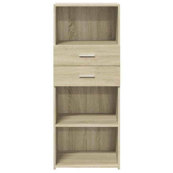 vidaXL Ντουλάπι Sonoma Δρυς 50x42,5x124 εκ. από Επεξεργασμένο Ξύλο