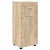 vidaXL Ντουλάπι Μπάνιου με πόρτα TULUM Sonoma Δρυς 37 x 31.5 x 82 εκ
