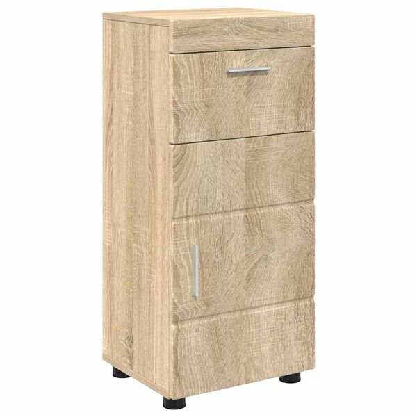 vidaXL Ντουλάπι Μπάνιου με πόρτα TULUM Sonoma Δρυς 37 x 31.5 x 82 εκ