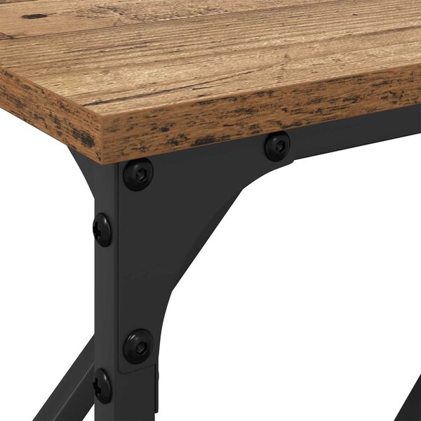 vidaXL Τραπέζι κονσόλας Παλιό Ξύλο 180 x 23 x 75 cm