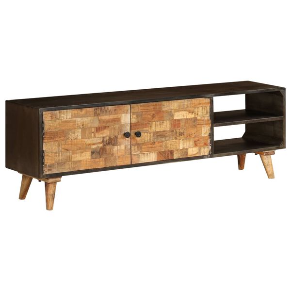 vidaXL Έπιπλο Τηλεόρασης 140 x 30 x 45 εκ. από Μασίφ Ξύλο Μάνγκο
