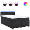 vidaXL &Kappa;&rho;&epsilon;&beta;ά&tau;&iota; Boxspring &mu;&epsilon; &Sigma;&tau;&rho;ώ&mu;&alpha; &Mu;&alpha;ύ&rho;&omicron; 160x200&epsilon;&kappa;.&alpha;&pi;ό &Sigma;&upsilon;&nu;&theta;&epsilon;&tau;&iota;&kappa;ό &Delta;έ&rho;&mu;&alpha;