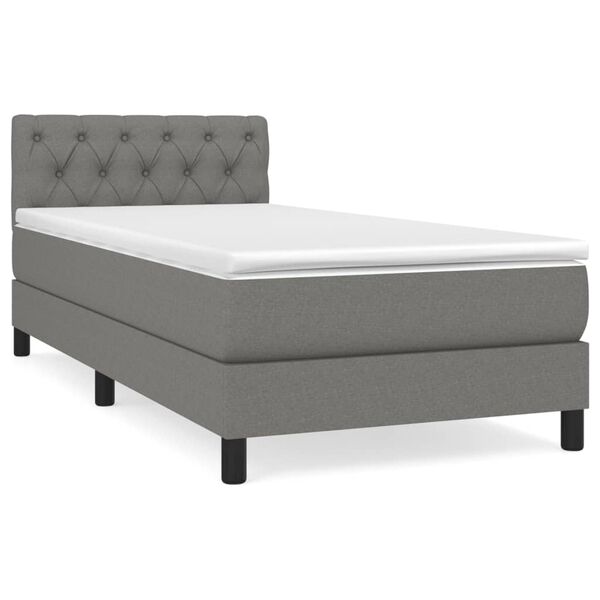 vidaXL &Kappa;&rho;&epsilon;&beta;ά&tau;&iota; Boxspring &mu;&epsilon; &Sigma;&tau;&rho;ώ&mu;&alpha; &Sigma;&kappa;&omicron;ύ&rho;&omicron; &Gamma;&kappa;&rho;&iota; 80x200 &epsilon;&kappa;. &Upsilon;&phi;&alpha;&sigma;&mu;ά&tau;&iota;&nu;&omicron;