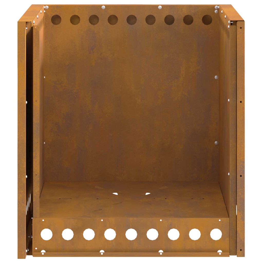 vidaXL Ατμός Πυροσβεστήρας Τετράγωνος 48x48x50 εκ Κατεργασμένο Χάλυβα