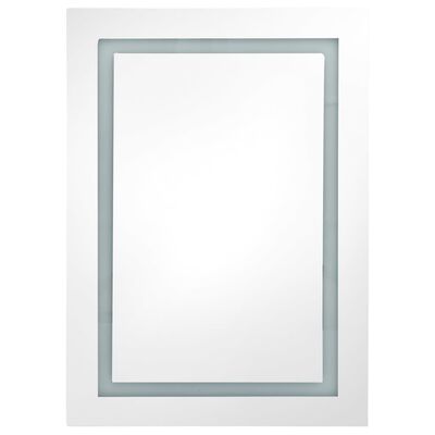 vidaXL Ντουλάπι Μπάνιου με Καθρέφτη και Φωτισμό LED 50 x 13 x 70 εκ.
