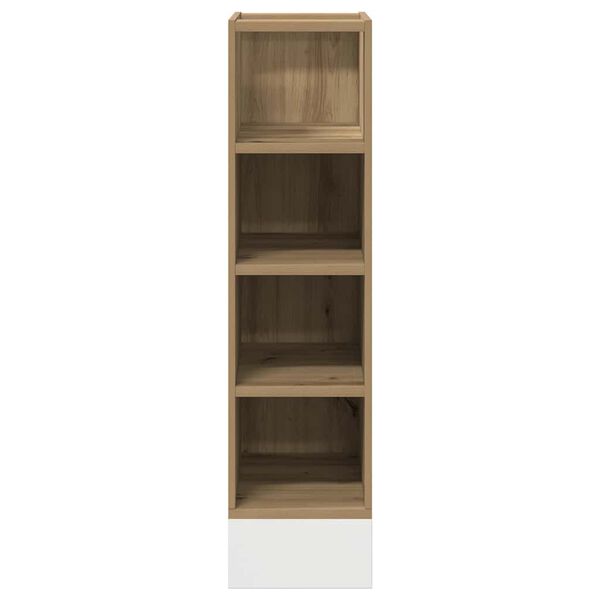 vidaXL Ντουλάπι Δαπέδου Riga Δρυς τεχνίτης 20x44,5x81,5εκ. Μοριοσανίδα