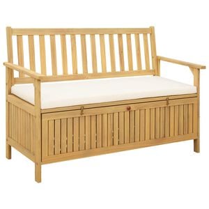 vidaXL &Pi;&alpha;&gamma;&kappa;ά&kappa;&iota; &mu;&epsilon; &alpha;&pi;&omicron;&theta;ή&kappa;&epsilon;&upsilon;&sigma;&eta; 2 -Seater 120 x 63 x 84 cm &Omicron;&rho;&theta;&omicron;&gamma;ώ&nu;&iota;&omicron;&sigmaf;