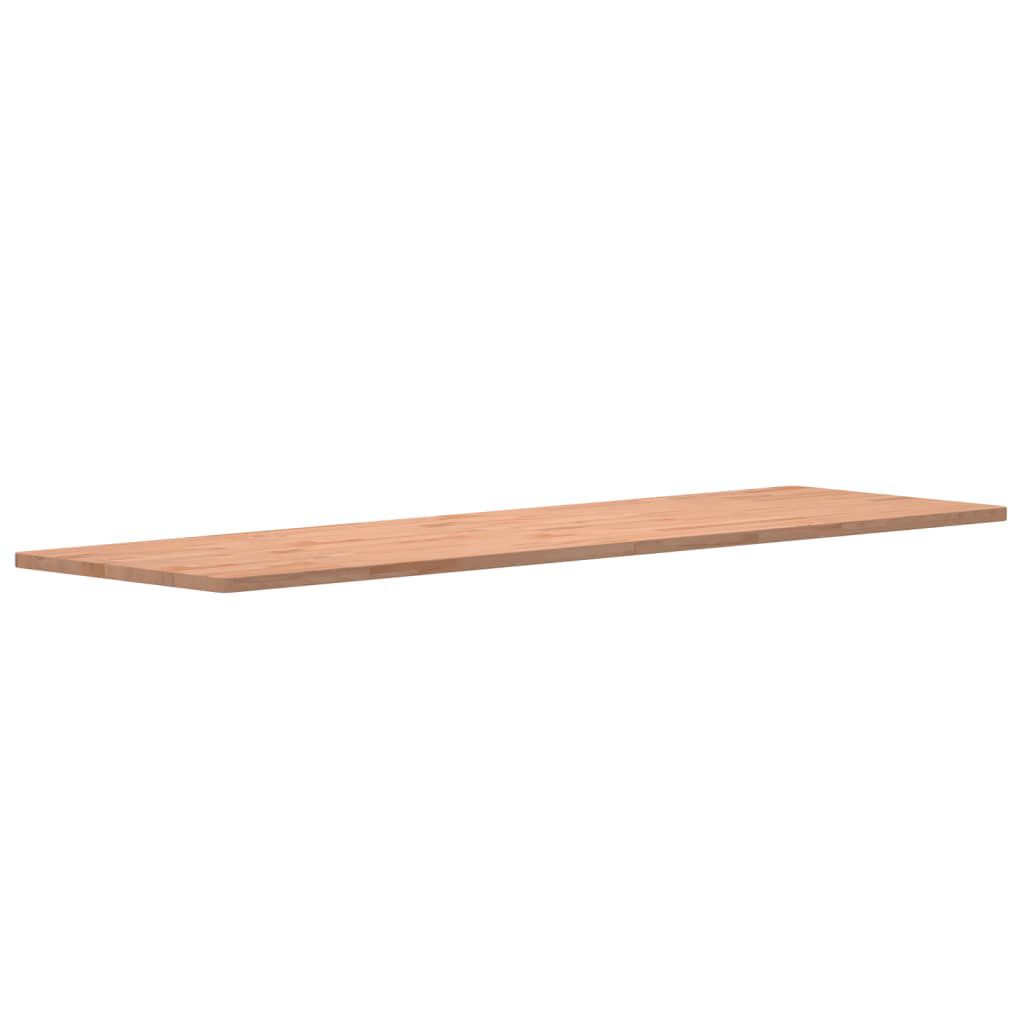 vidaXL Επιφάνεια Γραφείου 180 x 55 x 2,5 εκ. από Μασίφ Ξύλο Οξιάς