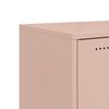 vidaXL Ντουλάπι Ροζ 68x39x72 εκ. από Ατσάλι