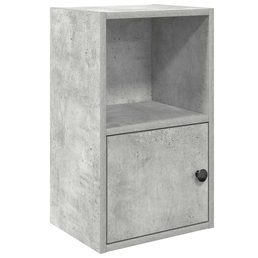 vidaXL Βιβλιοθήκη Γκρι Σκυροδέματος 31x24x52 εκ. Επεξεργ. Ξύλο