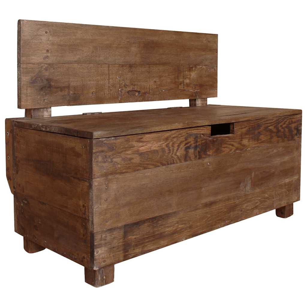 vidaXL Πάγκος 86 x 40 x 60 εκ. από Μασίφ Μαόνι