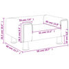 vidaXL Καναπές Παιδικός Ροζ 50 x 40 x 26,5 εκ. από Βελούδο