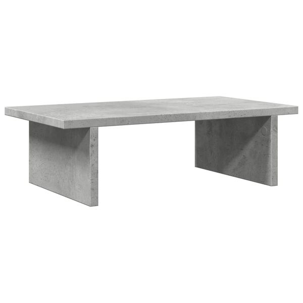 vidaXL Βάση Οθονών Γκρι του Σκυροδέματος 50x27x15 εκ. από Επεξ. Ξύλο
