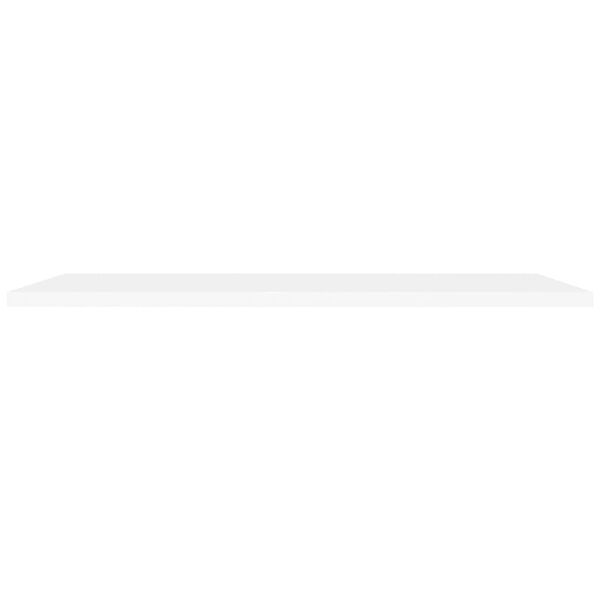 vidaXL Ράφια Τοίχου 4 τεμ. Άσπρα 120x23,5x3,8 εκ. MDF
