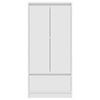 vidaXL Ντουλάπι με συρτάρι 55,5x34x119,5 cm Ξύλινο μηχανουργικό ξύλο