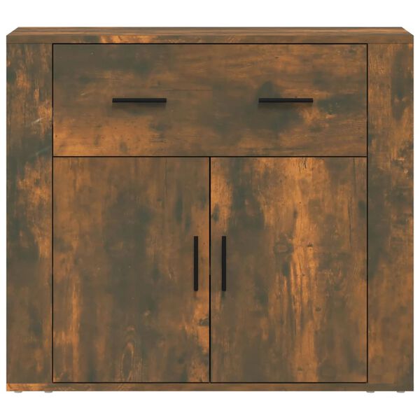 vidaXL Ντουλάπι Καπνιστή Δρυς 80x33x70 εκ. από Επεξεργασμένο Ξύλο