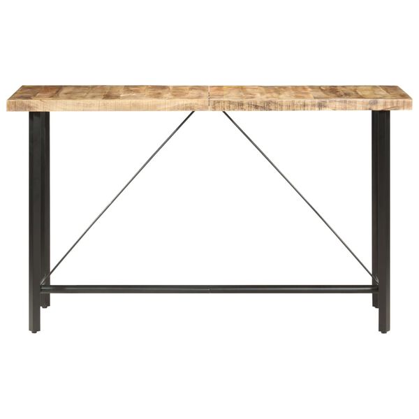 vidaXL Τραπέζι Μπαρ 180 x 70 x 107 εκ. Ακατέργαστο Ξύλο Μάνγκο