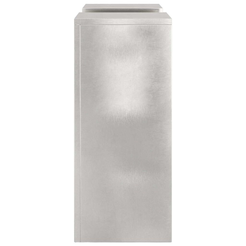 vidaXL Στήριξη φυτών 2 pcs Ασημί 24 x 24 x 55 εκ. Ανοξείδωτο ατσάλι