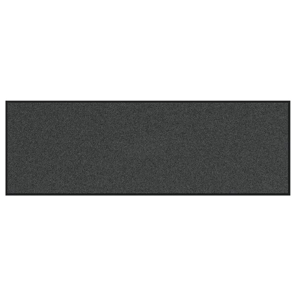 vidaXL Χαλάκι Εξώπορτας Ανθρακί και Μαύρο 60 x 180 cm