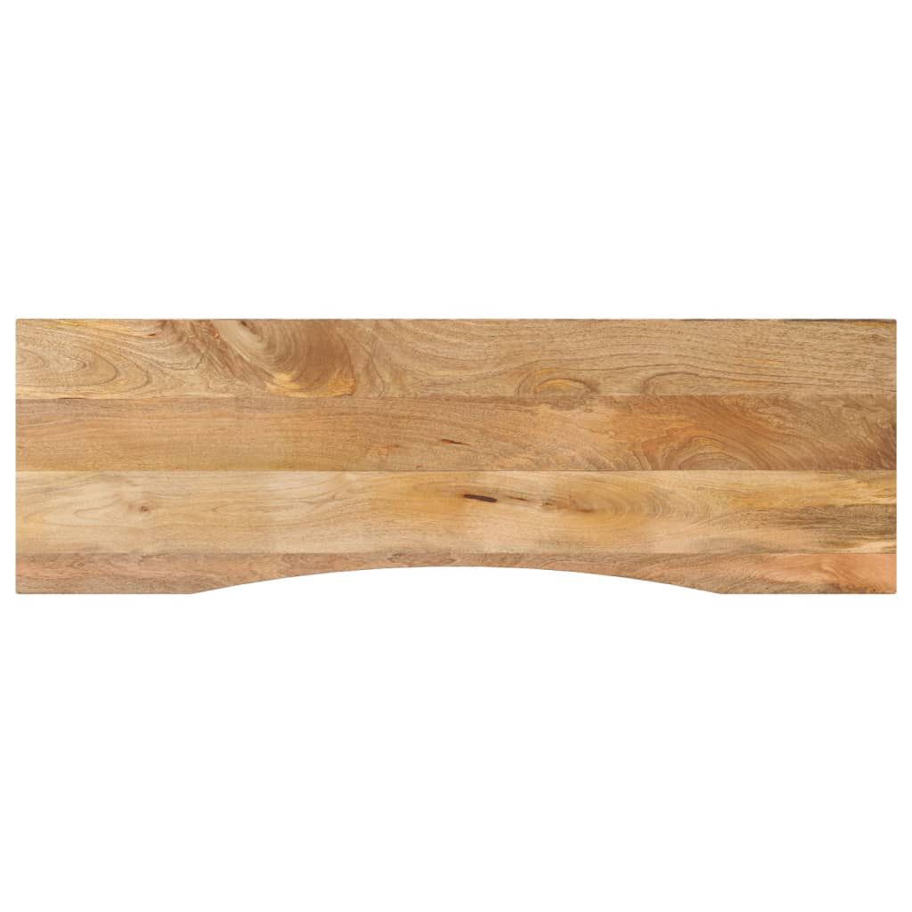vidaXL Επιφάνεια Γραφείου Καμπύλη 160x50x2,5 εκ Μασίφ Ακατ. Μάνγκο