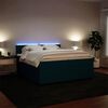 vidaXL &Kappa;&rho;&epsilon;&beta;ά&tau;&iota; Boxspring &mu;&epsilon; &Sigma;&tau;&rho;ώ&mu;&alpha; &Mu;&pi;&lambda;&epsilon; 200x200 &epsilon;&kappa;. &Beta;&epsilon;&lambda;&omicron;ύ&delta;&iota;&nu;&omicron;