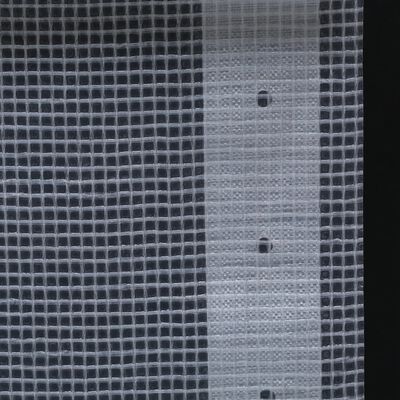 vidaXL Μουσαμάδες με Ύφανση Leno 2 τεμ. Λευκοί 4 x 6 μ. 260 γρ./μ²
