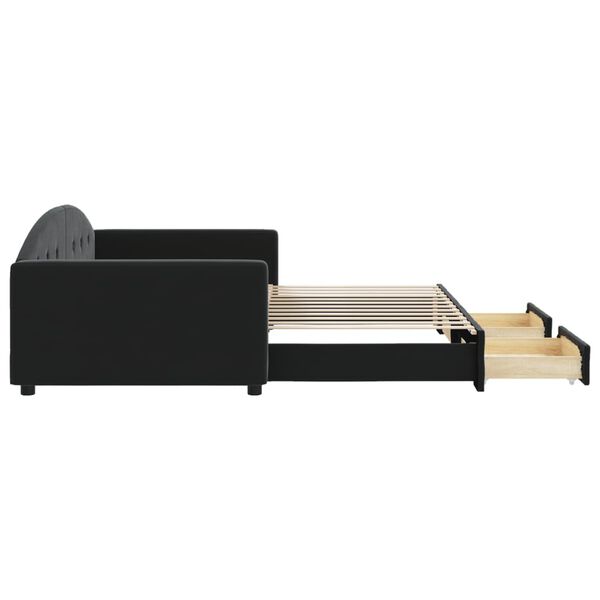 vidaXL &Kappa;&alpha;&nu;&alpha;&pi;έ&sigmaf; &Kappa;&rho;&epsilon;&beta;ά&tau;&iota; &Sigma;&upsilon;&rho;ό&mu;&epsilon;&nu;&omicron;&sigmaf; &Mu;&alpha;ύ&rho;&omicron; 100x200 &epsilon;&kappa;. &Beta;&epsilon;&lambda;&omicron;ύ&delta;&iota;&nu;&omicron;&sigmaf; &Sigma;&upsilon;&rho;&tau;ά&rho;&iota;&alpha;