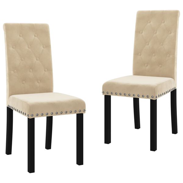 vidaXL &Kappa;&alpha;&rho;έ&kappa;&lambda;&epsilon;&sigmaf; &Tau;&rho;&alpha;&pi;&epsilon;&zeta;&alpha;&rho;ί&alpha;&sigmaf; 2 &tau;&epsilon;&mu;. &Kappa;&rho;&epsilon;&mu; &Beta;&epsilon;&lambda;&omicron;ύ&delta;&iota;&nu;&epsilon;&sigmaf;