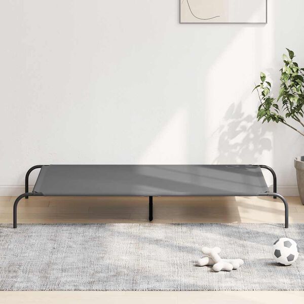 vidaXL &Alpha;&nu;&upsilon;&psi;&omega;&mu;έ&nu;&omicron; &kappa;&rho;&epsilon;&beta;ά&tau;&iota; &sigma;&kappa;ύ&lambda;&omicron;&upsilon; &gamma;&kappa;&rho;&iota; 150x90x20 cm ύ&phi;&alpha;&sigma;&mu;&alpha; &Omicron;&xi;&phi;ό&rho;&delta;&eta;&sigmaf;