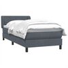 vidaXL &Kappa;&rho;&epsilon;&beta;ά&tau;&iota; Boxspring &mu;&epsilon; &Sigma;&tau;&rho;ώ&mu;&alpha; &Sigma;&kappa;&omicron;ύ&rho;&omicron; &Gamma;&kappa;&rho;&iota; 90x220 &epsilon;&kappa;. &Beta;&epsilon;&lambda;&omicron;ύ&delta;&iota;&nu;&omicron;