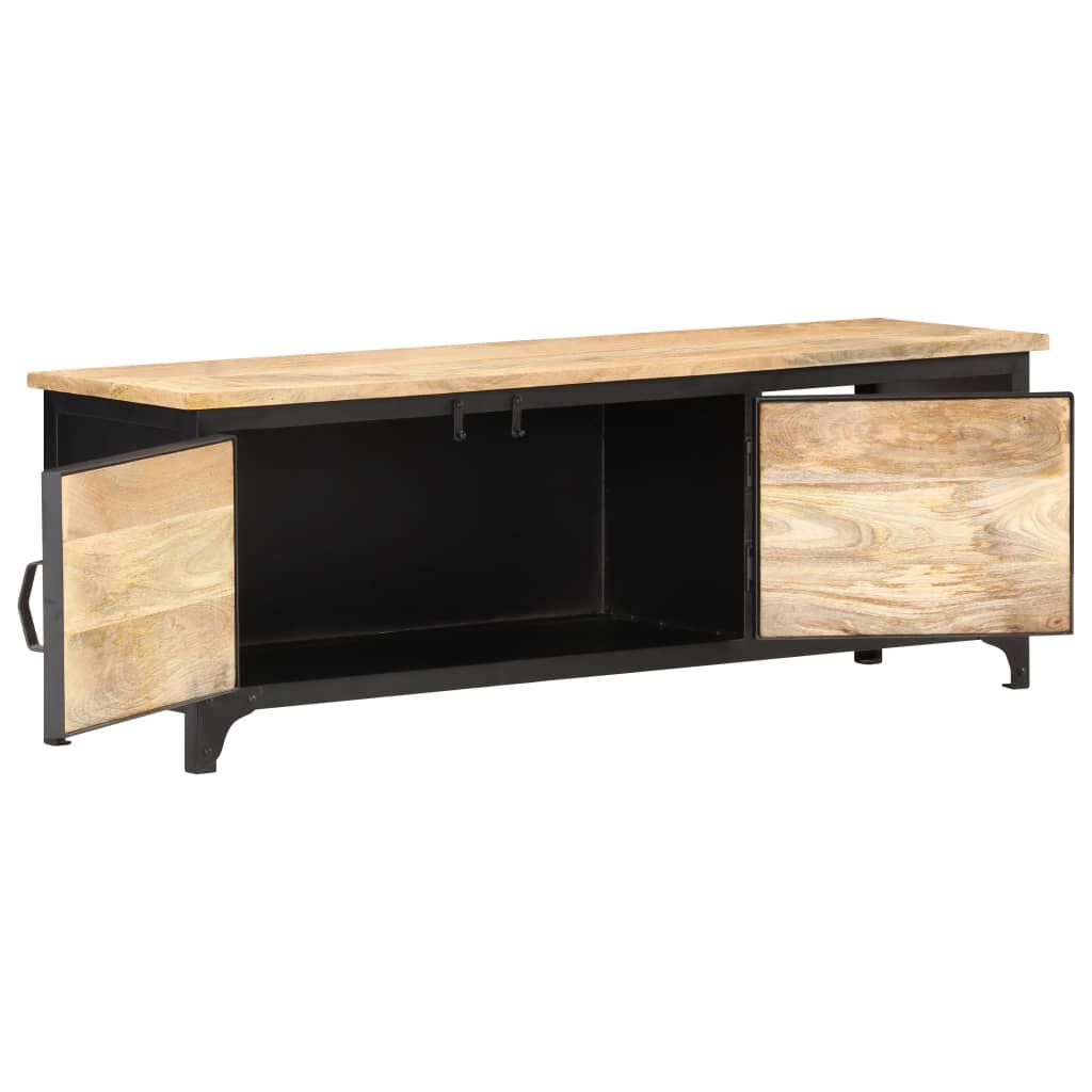 vidaXL Έπιπλο Τηλεόρασης 120 x 30 x 40 εκ. από Μασίφ Ξύλο Μάνγκο