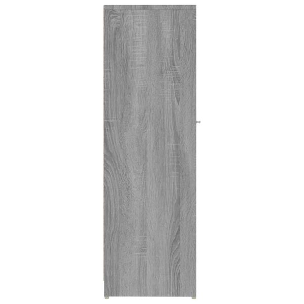 vidaXL Ντουλάπι Μπάνιου Γκρι Sonoma 30x30x95 εκ. Επεξεργασμένο Ξύλο