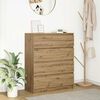 vidaXL Sideboard Artisan Oak 80x35x99 cm &Kappa;&alpha;&tau;&alpha;&sigma;&kappa;&epsilon;&upsilon;&alpha;&sigma;&mu;έ&nu;&omicron; &xi;ύ&lambda;&omicron;