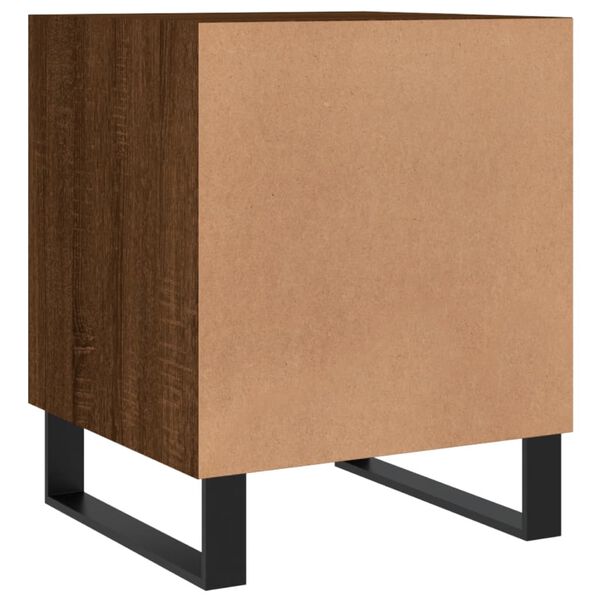vidaXL Κομοδίνο Καφέ Δρυς 40 x 40 x 50 εκ. από Επεξεργασμένο Ξύλο
