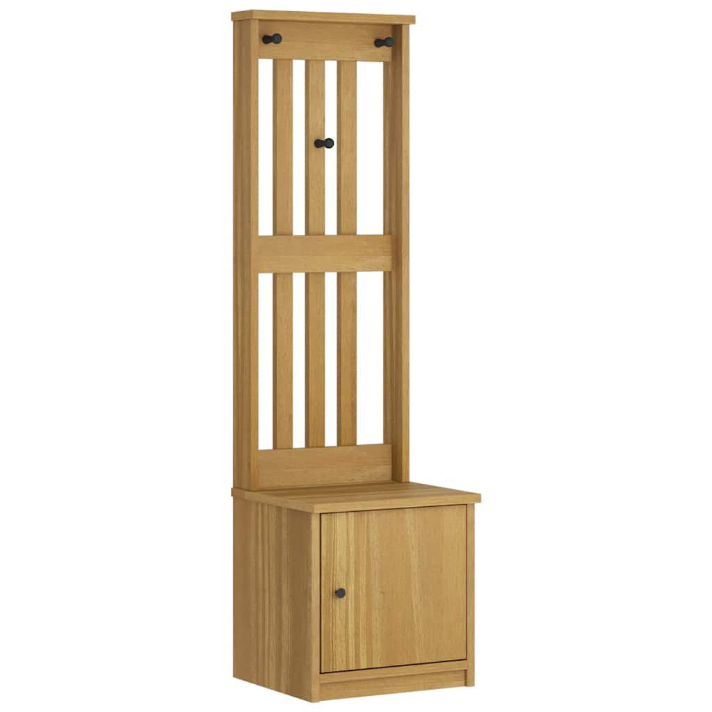 vidaXL Δέντρο χωλ "SANDNES" 45x40x159,5 εκ.Πεύκο μασίφ ξύλο