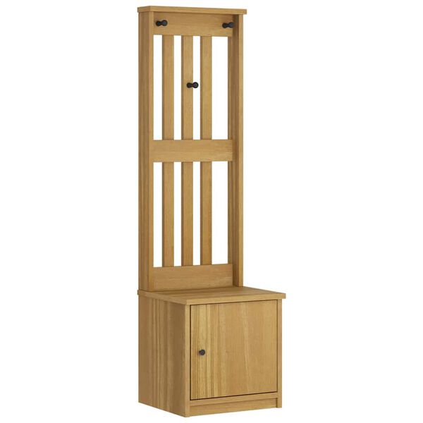 vidaXL Δέντρο χωλ "SANDNES" 45x40x159,5 εκ.Πεύκο μασίφ ξύλο