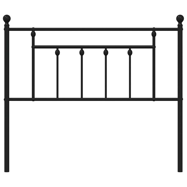 vidaXL Κεφαλάρι Μαύρο 100 εκ. Μεταλλικό