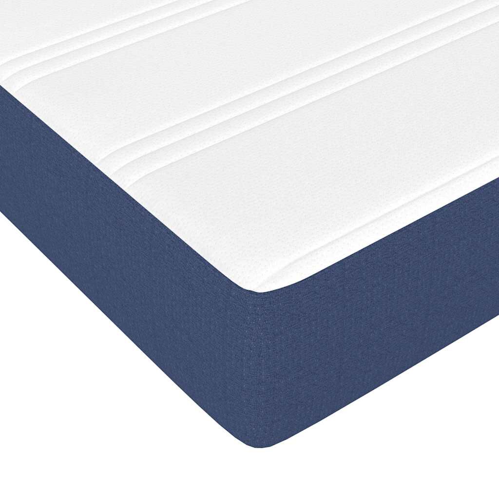vidaXL Στρώμα με Pocket Springs για Παιδιά Μπλε 80x160εκ Υφασμάτινο