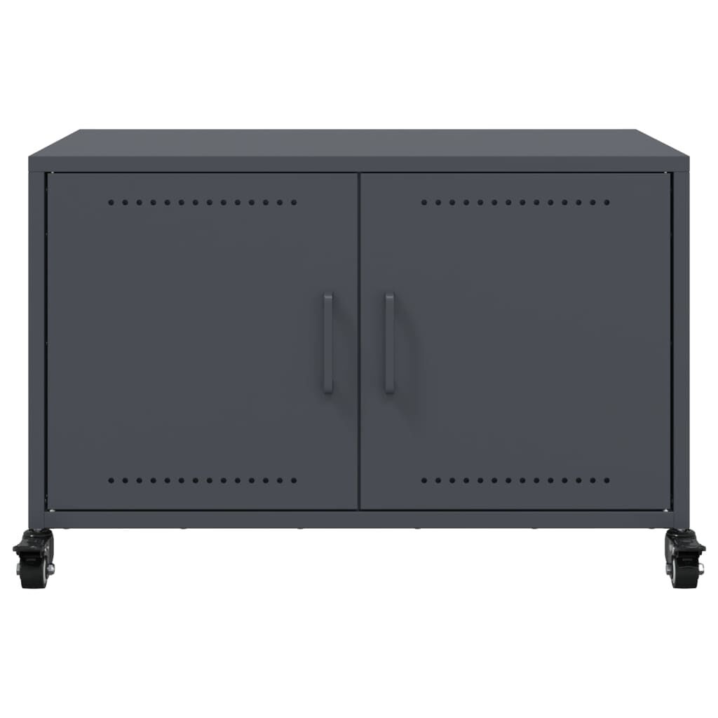 vidaXL Έπιπλο Τηλεόρασης Μαύρο 68x39x43,5 εκ. Χάλυβας