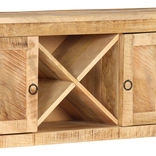 vidaXL Κονσόλα 120 x 30 x 76 εκ. από Μασίφ Ξύλο Μάνγκο