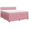 vidaXL &Kappa;&rho;&epsilon;&beta;ά&tau;&iota; Boxspring &mu;&epsilon; &Sigma;&tau;&rho;ώ&mu;&alpha; &Rho;&omicron;&zeta; 180x200 &epsilon;&kappa;. &Beta;&epsilon;&lambda;&omicron;ύ&delta;&iota;&nu;&omicron;