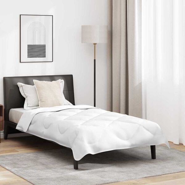 vidaXL Set Παπλώματος Χειμώνα 2 pcs Λευκό 155 x 200 εκ. Μικροΐνες