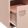 vidaXL Ντουλάπι Ροζ 35x39x73,5 εκ. από Χάλυβα Ψυχρής Έλασης